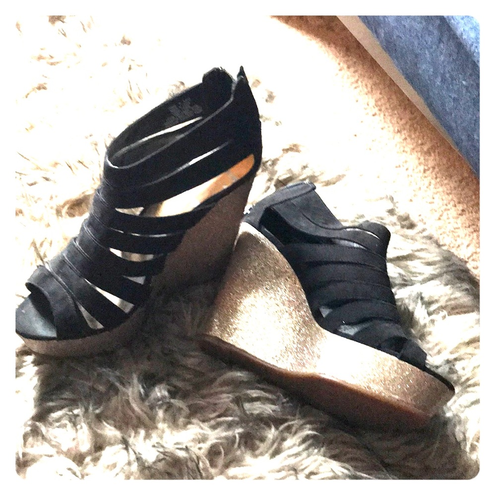 Slightly worn Platform heels